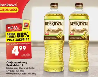 Biedronka Olej rzepakowy Beskidzki 1l oferta