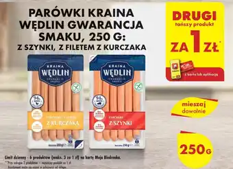 Biedronka PARÓWKI KRAINA WĘDLIN GWARANCJA SMAKU 250 G oferta