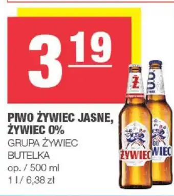 Spar PIWO ŻYWIEC JASNE 0% GRUPA ŻYWIEC 500ml oferta