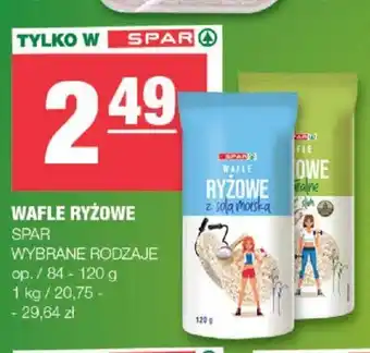 Spar WAFLE RYŻOWE SPAR 84-120g oferta