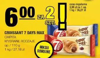 Spar CROISSANT 7 DAYS MAX CHIPITA 110g oferta