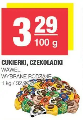 Spar CUKIERKI CZEKOLADKI WAWEL 100g oferta