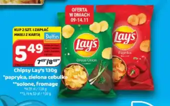Delfin Chipsy Lay's 130g oferta