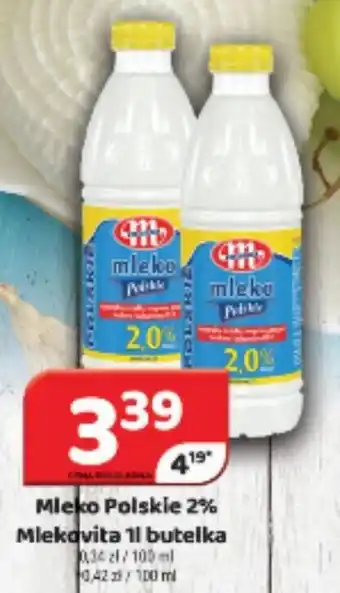 Delfin Mleko Polskie 2% Mlekovita 1l oferta
