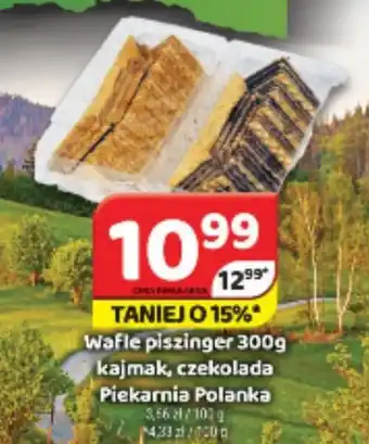 Delfin Wafle piszinger 300g kajmak czekolada Piekarnia Polanka oferta