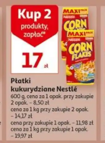 Auchan Płatki kukurydziane Nestlé 600g oferta