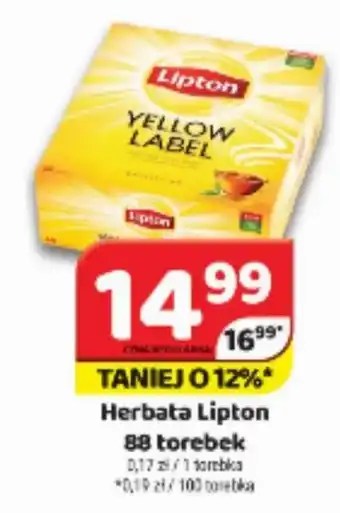 Delfin Herbata Lipton 88 torebek oferta