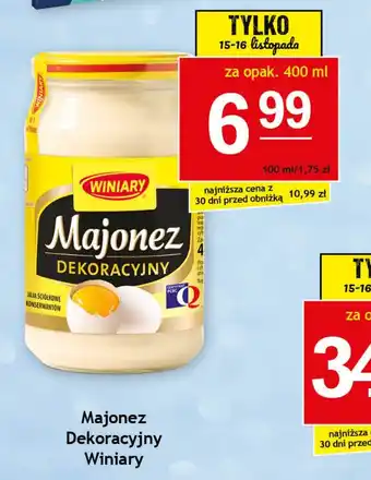 Gram Market Majonez Dekoracyjny Winiary 400ml oferta