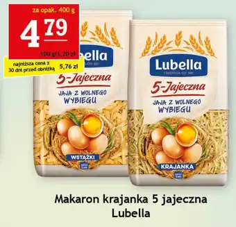 Gram Market Makaron krajanka 5 jajeczna Lubella 400g oferta