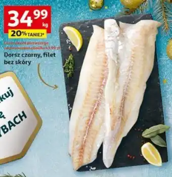 Auchan Dorsz czarny, filet bez skóry 1kg oferta