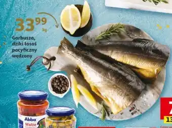 Auchan Gorbusza dziki łosoś pacyficzny wędzony 1kg oferta