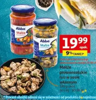 Małże prowansalskie lub w sosie własnym 330g