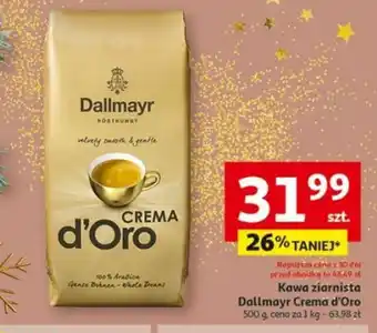 Auchan Kawa ziarnista Dallmayr Crema d'Oro 500g oferta