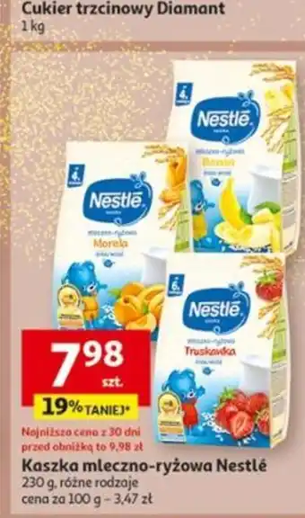 Auchan Kaszka mleczno-ryżowa Nestle 230g oferta