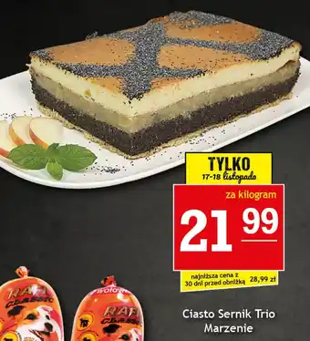 Gram Market Ciasto Sernik Trio Marzenie 1kg oferta