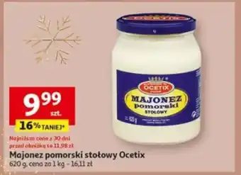 Auchan Majonez pomorski stołowy Ocetix 620g oferta