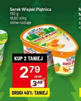 Delikatesy Centrum Serek Wiejski Piątnica 150g oferta