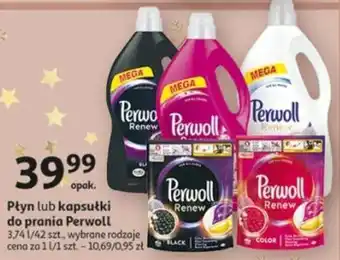 Auchan Płyn lub kapsułki do prania Perwoll oferta