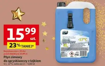 Auchan Płyn zimowy do spryskiwaczy z lejkiem oferta