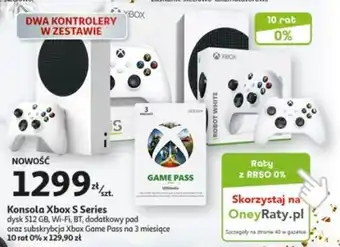 Auchan Konsola Xbox S Series oferta