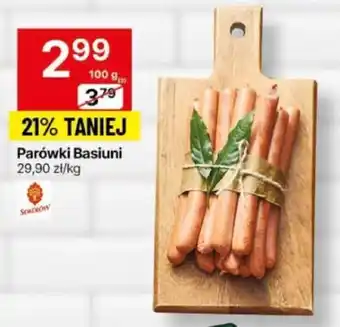 Delikatesy Centrum Parówki Basiuni 100 g oferta