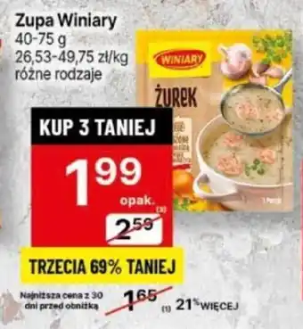 Delikatesy Centrum Zupa Winiary 40-75 g oferta