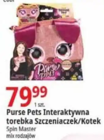 E.Leclerc Purse Pets Interaktywna torebka Szczeniaczek/Kotek oferta
