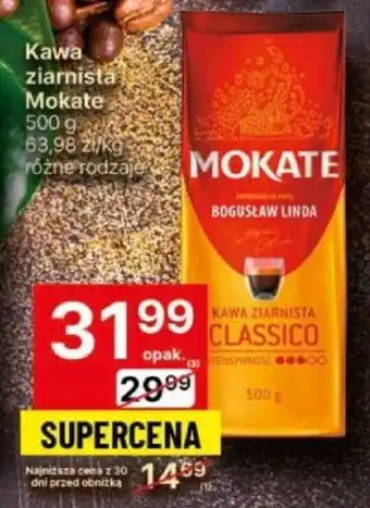Delikatesy Centrum Kawa ziarnista Mokate 500 g oferta
