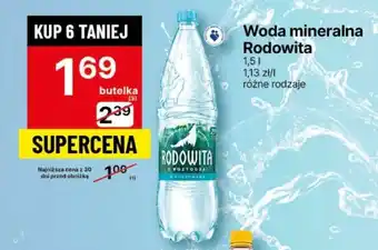 Delikatesy Centrum Woda mineralna Rodowita 1,5 l oferta