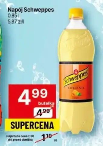 Delikatesy Centrum Napój Schweppes 0,85 l oferta
