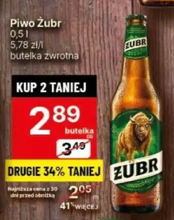 Delikatesy Centrum Piwo Żubr 0,5 l oferta