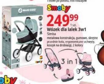 E.Leclerc Wózek dla lalek 3w1 oferta