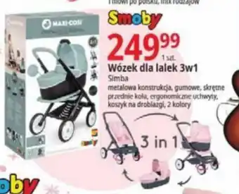 E.Leclerc Wózek dla lalek 3w1 oferta