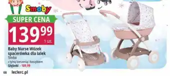 E.Leclerc Baby Nurse Wózek spacerówka dla lalek oferta