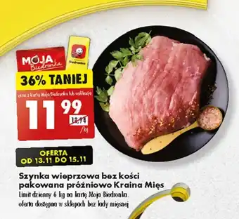 Biedronka Szynka kraina mięs oferta