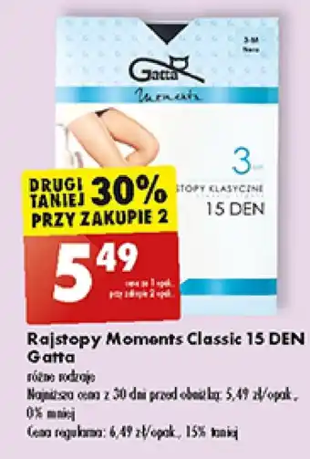 Biedronka Rajstopy gatta oferta