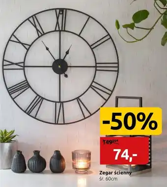 Black Red White Zegar ścienny oferta