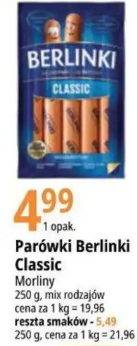 E.Leclerc Parówki Berlinki Classic 250 g oferta