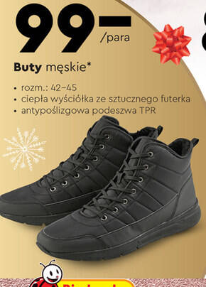 Biedronka Buty męskie oferta