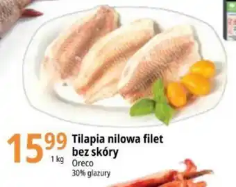E.Leclerc Tilapia nilowa filet bez skóry 1 kg oferta
