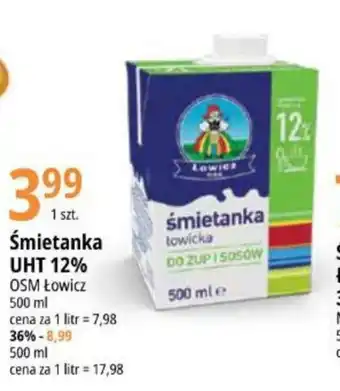 E.Leclerc Śmietanka UHT 12% 500 ml oferta
