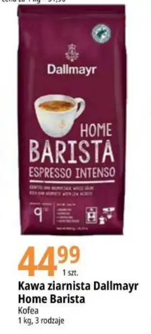 E.Leclerc Kawa ziarnista Dallmayr Home Barista 1 kg oferta