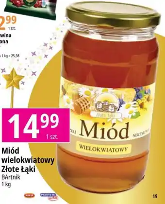 E.Leclerc Miód wielokwiatowy Złote Łąki 1 kg oferta