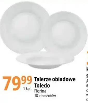 E.Leclerc Talerze obiadowe Toledo Florina 18 el. oferta