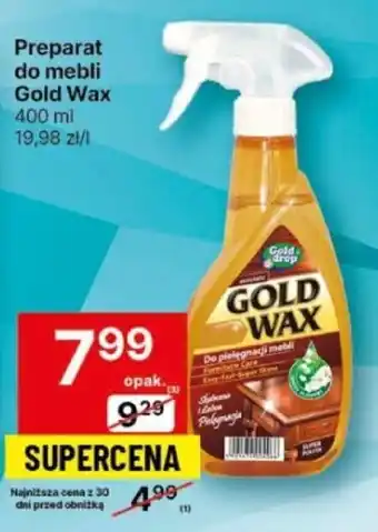 Delikatesy Centrum Preparat do mebli Gold Wax 400 ml oferta