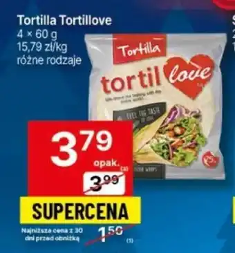 Delikatesy Centrum Tortilla Tortillove 4 x 60 g oferta