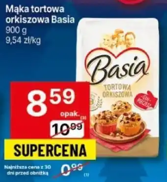 Delikatesy Centrum Mąka tortowa orkiszowa Basia 900 g oferta