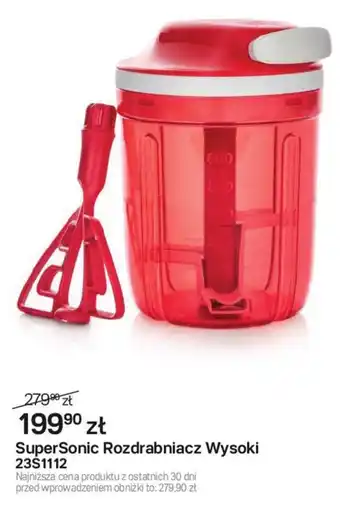 Tupperware SuperSonic Rozdrabniacz Wysoki oferta