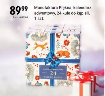 Rossmann Manufaktura Piękna kalendarz adwentowy 24 kule do kąpieli oferta