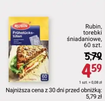 Rubin torebki śniadaniowe 60 szt.